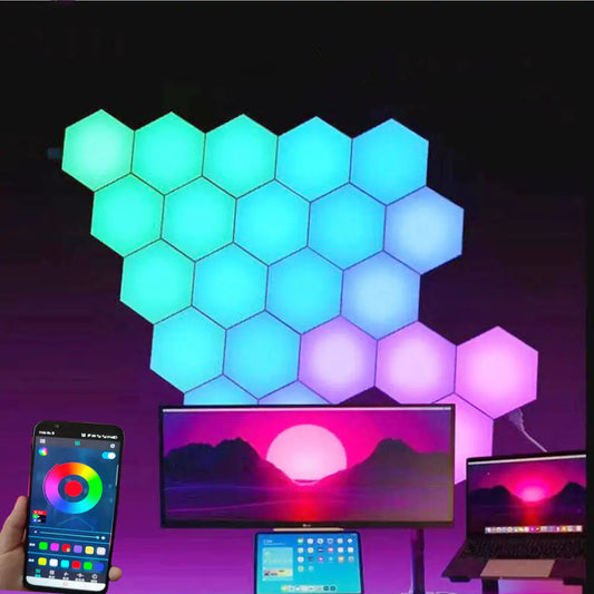 RGB Hexagon Quantum Lamp